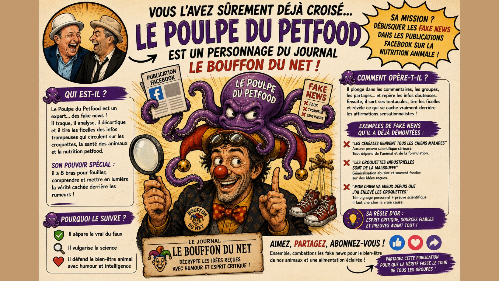 Le poulpe du Petfood